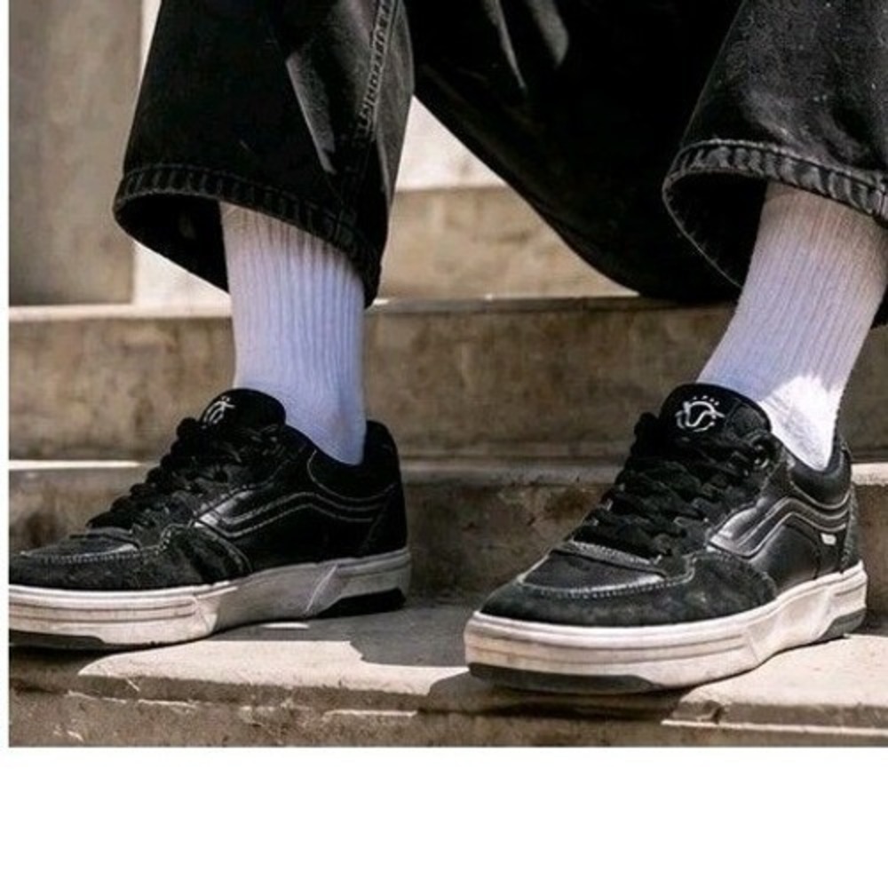 Vans Rowan 2 Skate Sneakers Black White VN0A2Z3IBZW Men's Skateboarding Sz 11.5